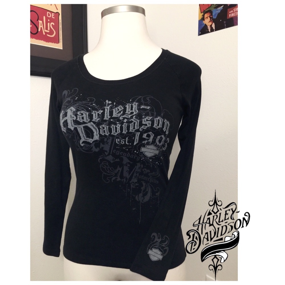“HARLEY DAVIDSON” Ladies Long Sleeve Top